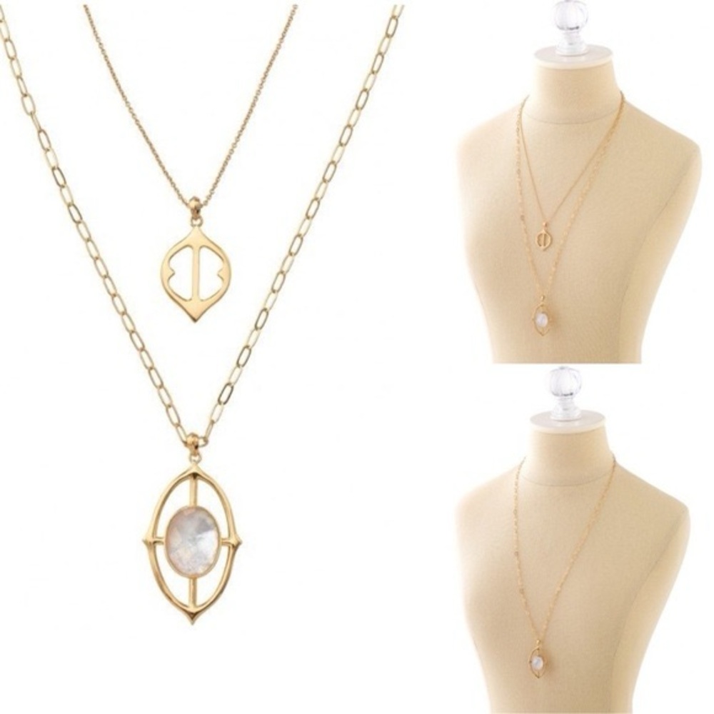 Stella & Dot Rebel Cluster Necklace